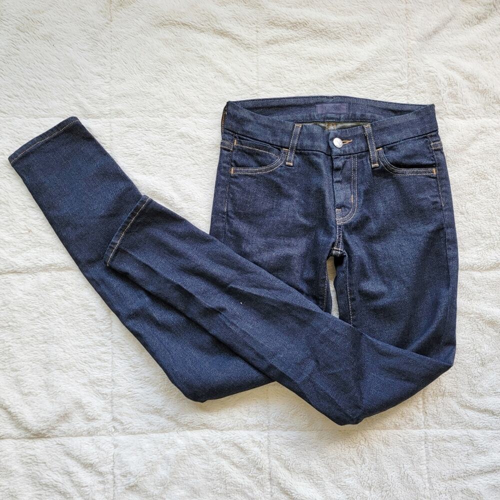 Koral Low Rise Dark Wash Skinny Jeans